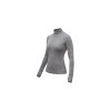 SENSOR MERINO BOLD dámské triko dl.rukáv roll neck cool gray (Velikost XXL)