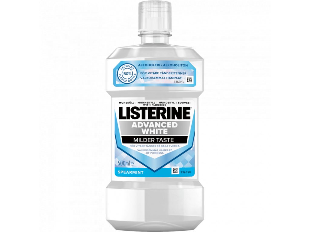 listerine ustni voda advance white spearmint 500 ml