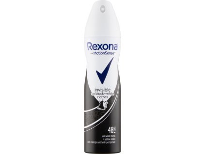 rexona antiperspirant invisible on blackwhite clothes 150 ml