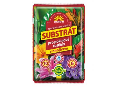 substrat pokojove s hnojivem 10l