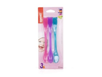 38540 2 plastove detske lzicky banquet 4kids 3 ks dlouhe