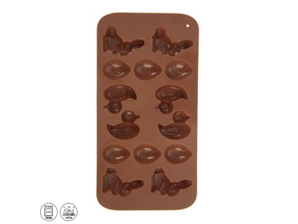 Forma silikonová Velikonoce 14ks 20,5x10,5x1,5cm