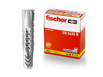 hmozdinky fischer ux 6x35 r baleni 100ks