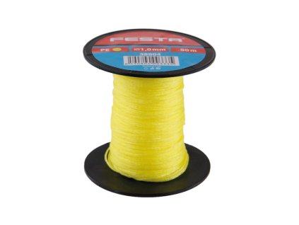 138904 Provazek stavebni pleteny 50 m 1 mm zluty 0z