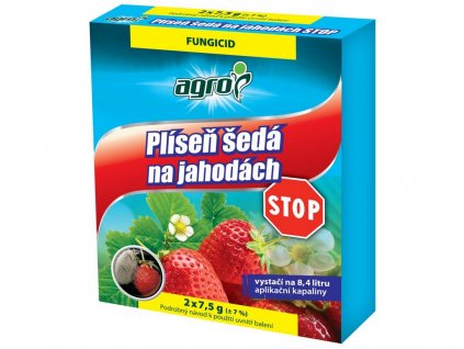 Plíseň šedá na jahodách STOP 2x7,5g fungicid