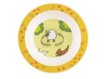 Talíř hluboký dětský farma pr. 16 cm