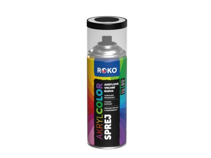 Sprej AKRYLCOLOR ral 9005 černá mat 400ml