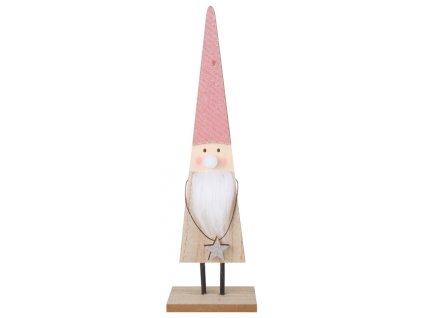 Dekorace Skřítek s LED světýlkem na postavení 9x30cm