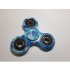 Fidget Spinner maskáčový modrý plast 7cm  (TOP KVALITA)