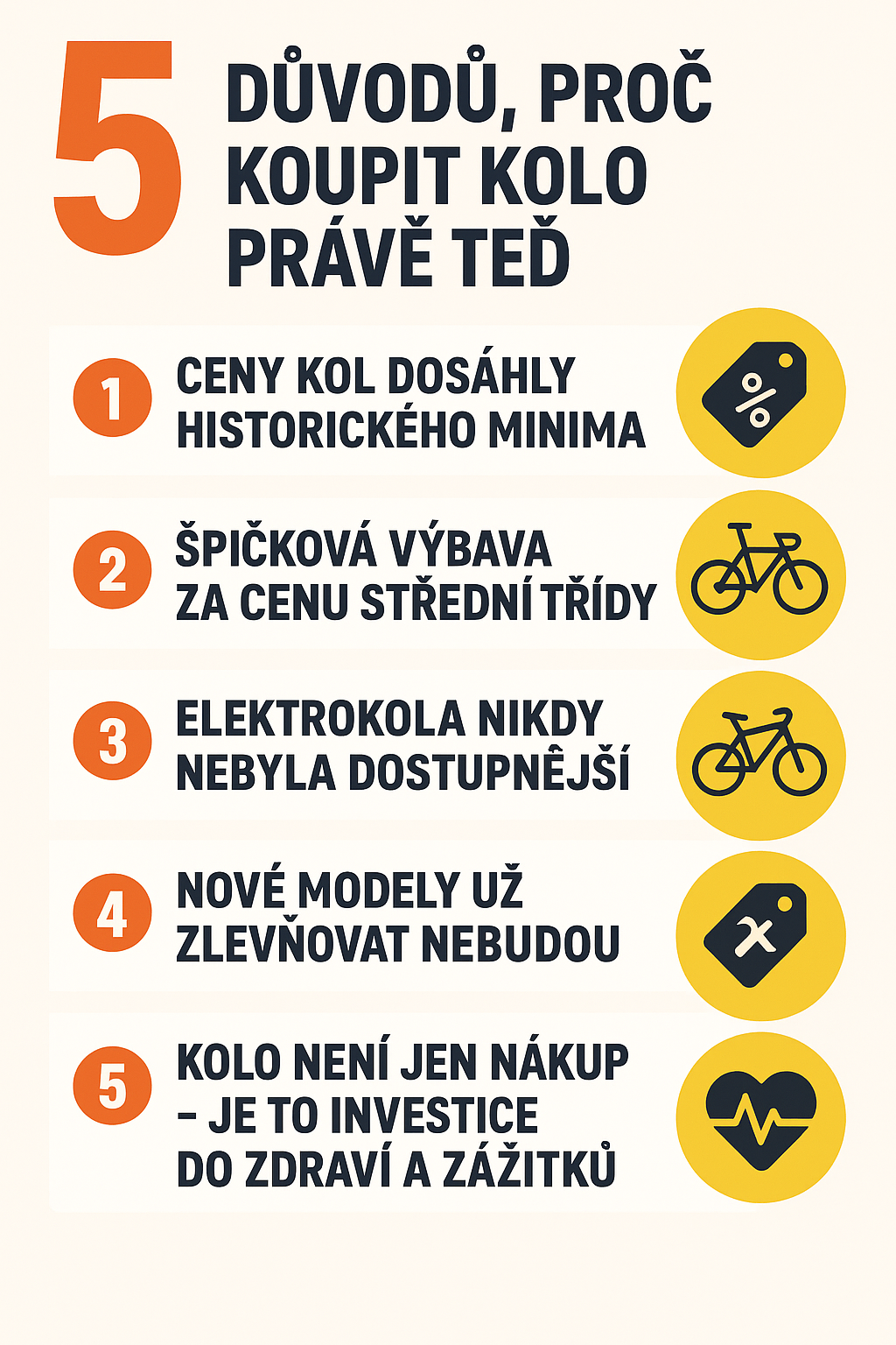 Proč je právě teď nejlepší doba na nákup kola i elektrokola