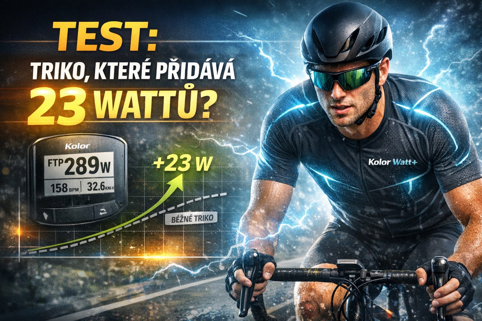 Test: nové Kolor triko přidává 23 wattů. Náhoda, nebo průlom?