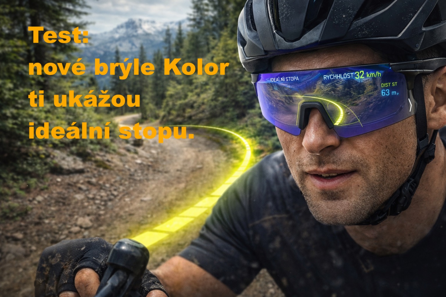 Test: nové Kolor brýle ti ukážou ideální stopu. Funguje to?