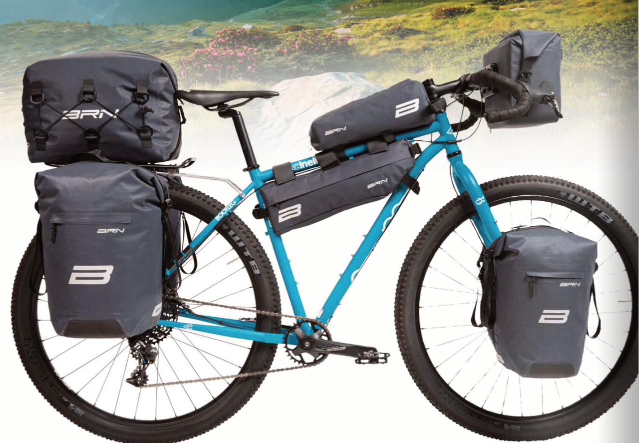 Nová kompletní sada bikepackingových brašen BRN Travel