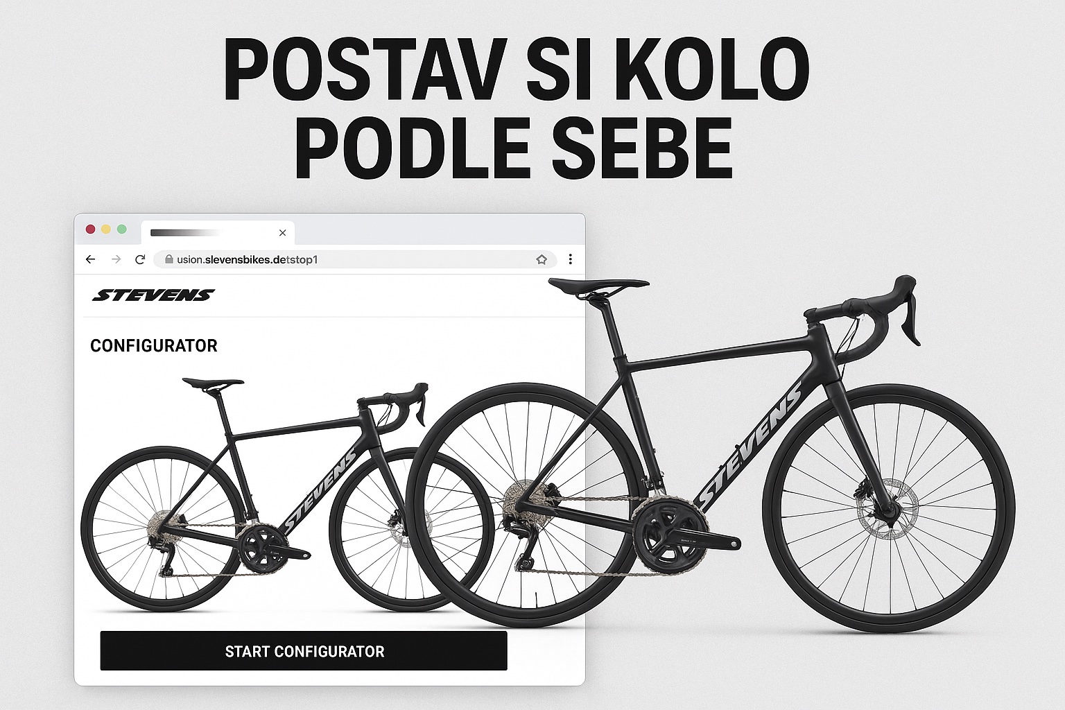 Stevens Custom – nakonfigurujte si své vysněné silniční kolo