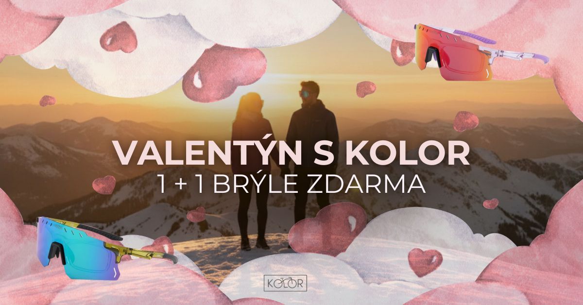 Valentýn ve sportovním: jedny brýle pro tebe, druhé pro parťáka