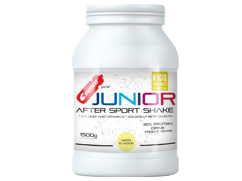 PENCO Regenerační nápoj pro juniory JUNIOR AFTER SPORT SHAKE 1500g Vanilka