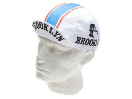 0037000 vintage cycling caps brooklyn white