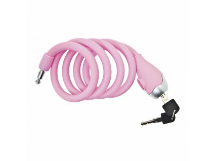 zamek silicone spirale ruzovy