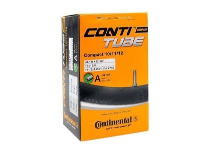 Duše CONTINENTAL Compact 10/12 (Varianta zahnutý autoventil)