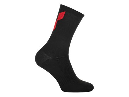 Ponožky PELLS Mask Black/Red (Varianta 35-38)