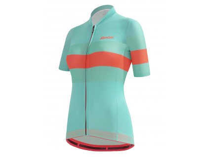 Dámský dres SANTINI Ecosleek Bengal Lady Aqua