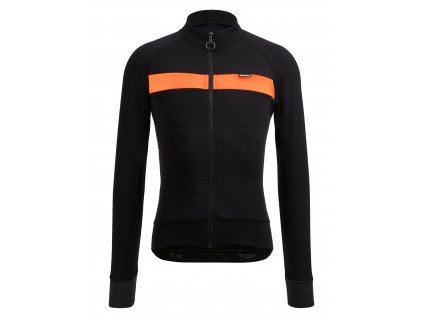Dres s dlouhým rukávem SANTINI Adapt Wool Orange (Varianta S)