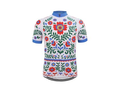 Cyklistický dres s krátkým rukávem KOLOR - Folklor 26