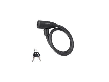Zámek spirálový CTM CABLE, 10x650mm