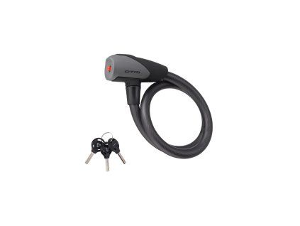 Zámek spirálový CTM CABLE, 12x650mm