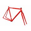 frameset fixie bike red