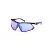 Sluneční brýle ADIDAS Sport SP0055 Black/Gradient Or Mirror Violet