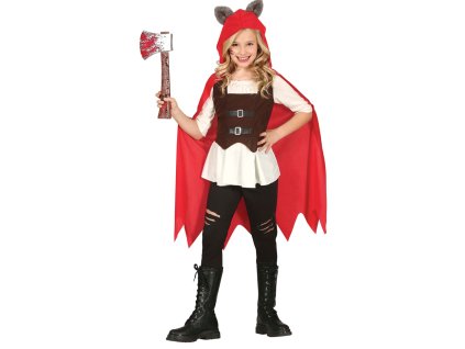 Kostým, vlk červená čiapočka, HALLOWEEN, pre dieťa 3 - 4 rokov