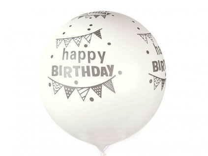 Párty balón veľký Happy Birthday