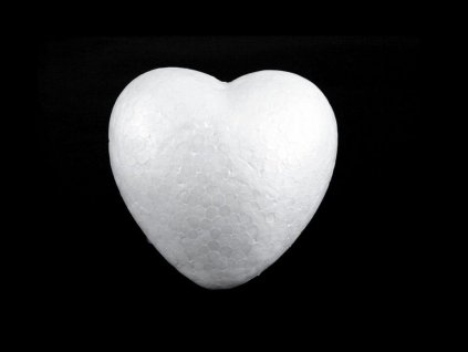 Polystyrénové srdce Ø10 cm , 2ks