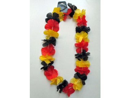 Hawai náhrdelník (farby: čierna, žltá, červená)