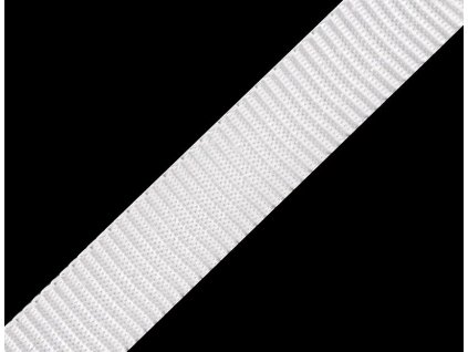 Popruh polypropylénový šírka 15 mm biely