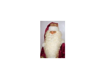 Santa Clausova brada, super dlhá, biela blond