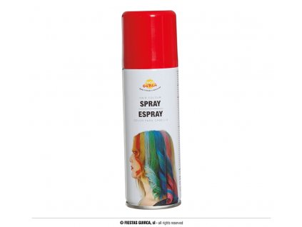 Sprej na vlasy červená 125ml