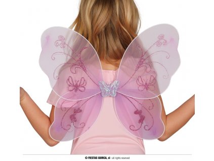 Ružové krídla motýľ 48x 35 cm