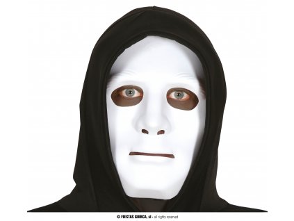 Biela PVC maska