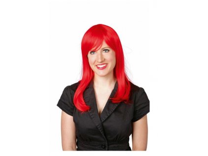 Parochňa červená polodlhé vlasy