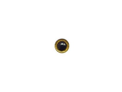 Oči bezpečnostné s glitrami 12mm, farba 04 gold, 1ks