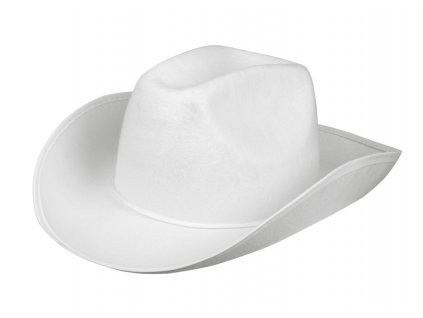 Kovbojský klobúk, biely