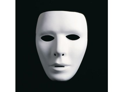 Maska Biela celá tvár, mužská
