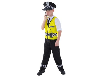 Kostým detský Policajt, veľkosť (Číslo/produkt S)