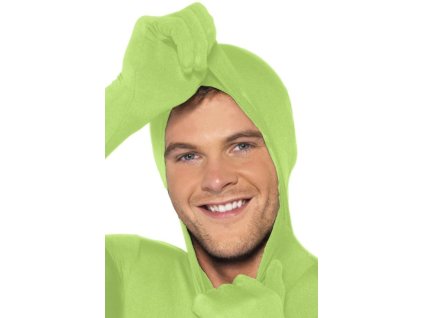 Kostým celotelový zelený /second skin/, veľkosť : (Číslo/produkt M)