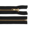 Kovový zips šírka 6 mm dĺžka 65 cm