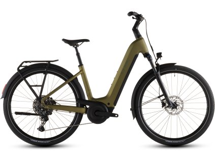 Cube Touring Hybrid Pro 800 (Veľkosť Easy Entry 62 cm, Farba goldenlime´n´black)