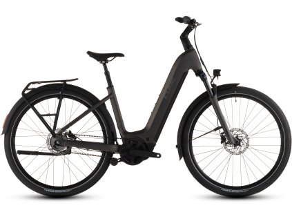 Cube Touring Hybrid Comfort SLX 800 (Veľkosť Easy Entry 62 cm, Farba charcoal´n´chrome)