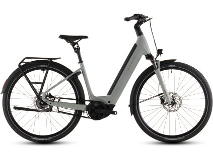 Cube Supreme Hybrid Deluxe ONE 600 (Veľkosť Easy Entry 58 cm, Farba ashgreen´n´chrome)